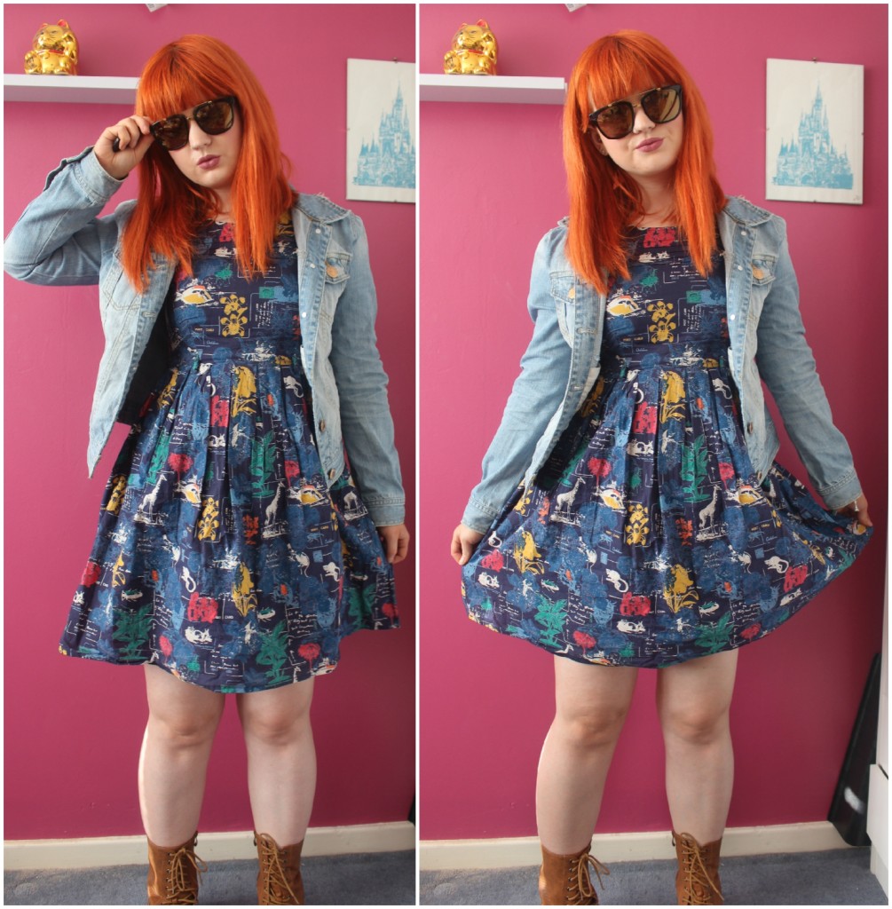Yumi postcard dress