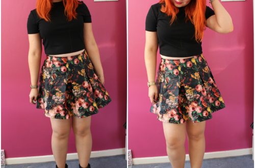 Outfit: Dark florals